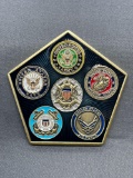 NW Territorial Mint Pentagon Shaped Military Challenge Coin from Estate