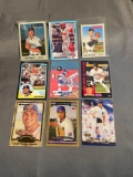 9 Card Lot Serial Numbered Sports Cards With Stars & Rookies