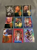 9 Card Lot Serial Numbered Sports Cards With Stars & Rookies