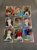 9 Card Lot of Prizms & Refractors With Rookies & Stars!