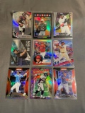 9 Card Lot of Prizms & Refractors With Rookies & Stars!