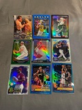 9 Card Lot of Prizms & Refractors With Rookies & Stars!