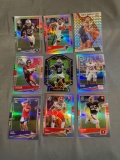 9 Card Lot of Prizms & Refractors With Rookies & Stars!