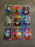 9 Card Lot of Prizms & Refractors With Rookies & Stars!