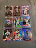 9 Card Lot of Prizms & Refractors With Rookies & Stars!