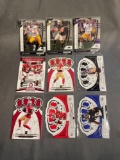 9 Card Lot of Footballl Rookie Cards - Mostly Newer Sets - HOT!