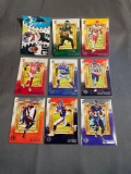 9 Card Lot of Footballl Rookie Cards - Mostly Newer Sets - HOT!