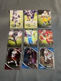 9 Card Lot of Footballl Rookie Cards - Mostly Newer Sets - HOT!