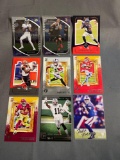 9 Card Lot of Footballl Rookie Cards - Mostly Newer Sets - HOT!