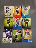 9 Card Lot of Footballl Rookie Cards - Mostly Newer Sets - HOT!