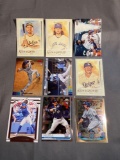 9 Card Lot of Baseball Rookie Cards - Future Stars & Hall of Famers