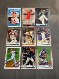 9 Card Lot of Baseball Rookie Cards - Future Stars & Hall of Famers