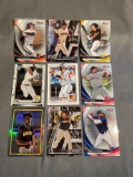 9 Card Lot of Baseball Rookie Cards - Future Stars & Hall of Famers