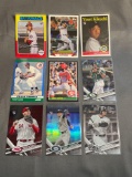 9 Card Lot of Baseball Rookie Cards - Future Stars & Hall of Famers