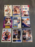 9 Card Lot Stephen Curry Basketball Cards