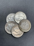 5 Count Lot of 90% Silver United States Roosevelt Dimes from Estate Collection