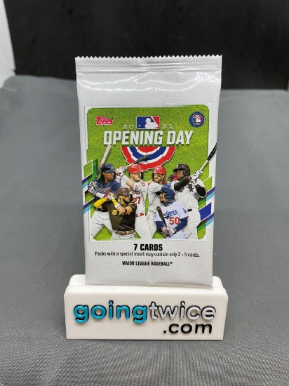 Factory Sealed 2021 Topps Opening Day Baseball Cards 7 Per Pack