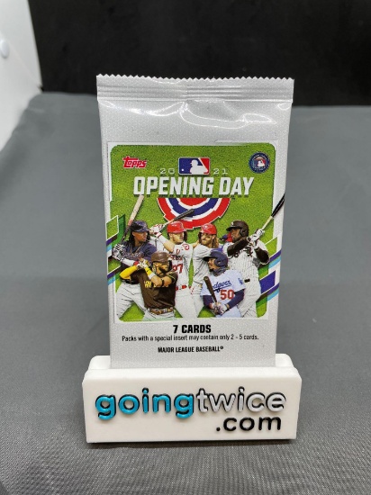 Factory Sealed 2021 Topps Opening Day Baseball Cards 7 Per Pack