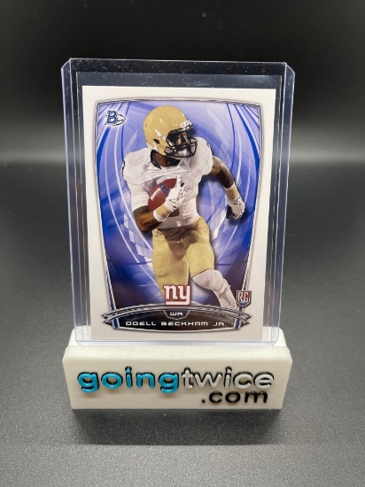 2014 Bowman #8 Odell Beckham Jr. Giants Rams ROOKIE Football Card