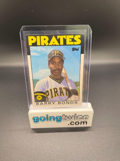 1986 Topps Traded #11T Barry Bonds Pirates Giants ROOKIE Baseball Card