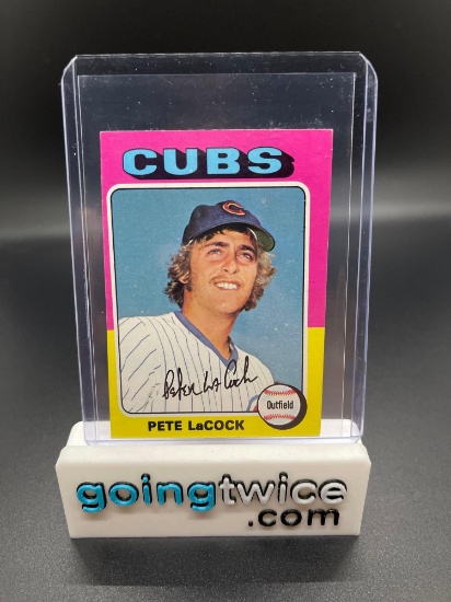 1975 Topps Mini #494 Pete LaCock Cubs Vintage Baseball Card