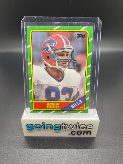 1986 Topps #388 Andre Reed Bills ROOKIE Hall of Famer Football Card