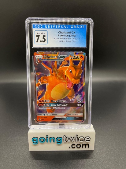 CGC Graded 2019 Pokemon Black Star Promos #SM211 CHARIZARD GX Trading Card