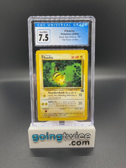 CGC Graded 2000 Pokemon Black Star Promos #27 PIKACHU Trading Card