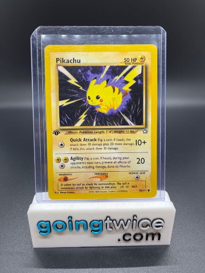 Vintage Pokemon Neo Genesis 1st Edition #70 Pikachu Trading Card