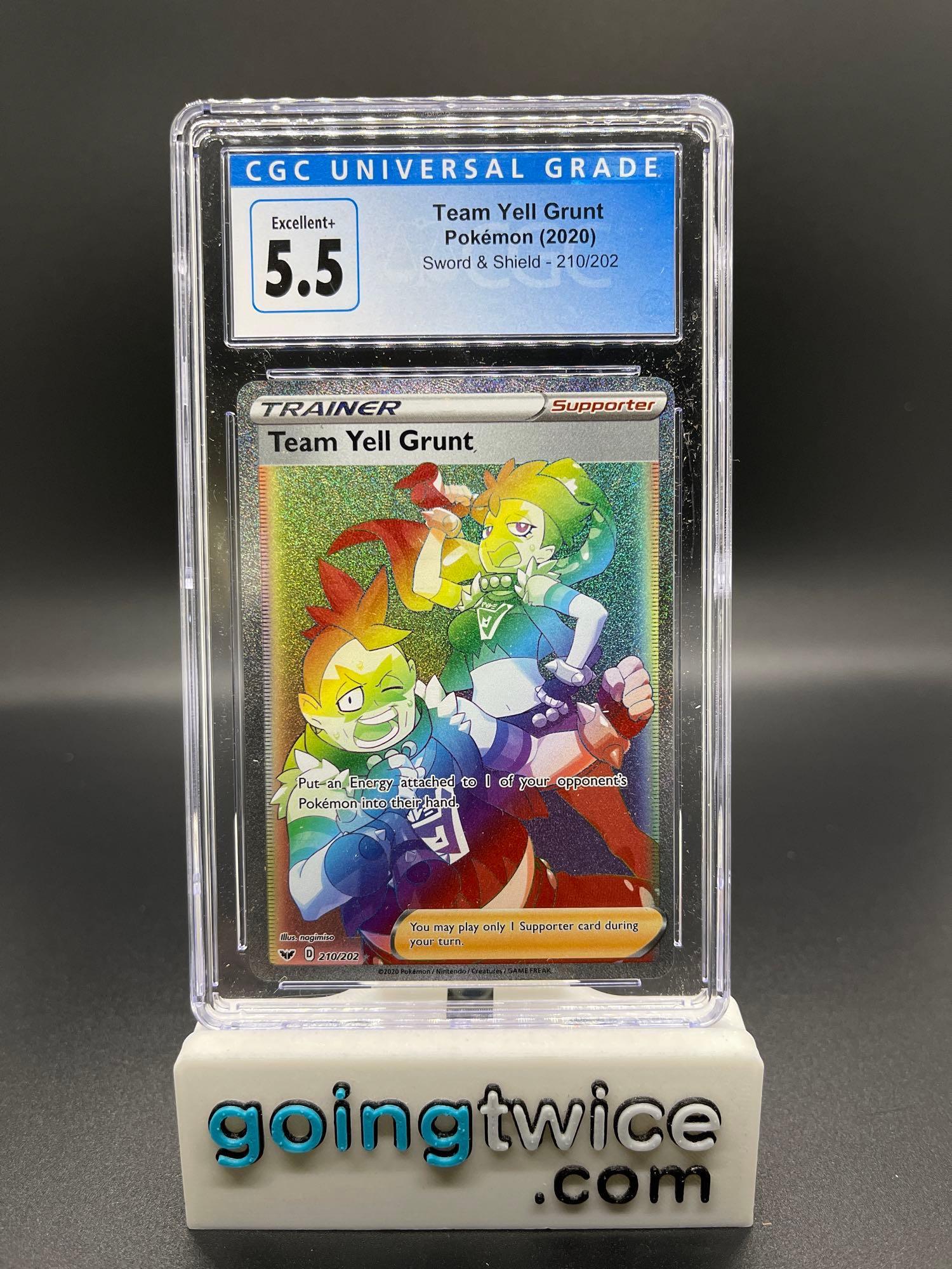 CGC Graded 2020 Pokemon Sword & Shield TEAM YELL | Proxibid