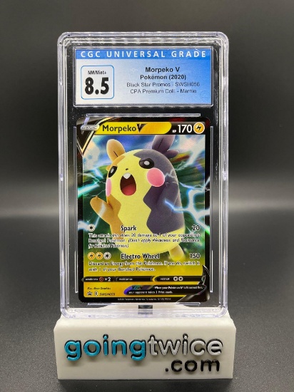 CGC Graded 2020 Pokemon CPA Premium Collection MORPEKO V Holofoil Trading Card