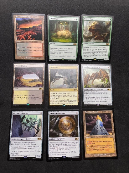 9 Card Lot of Magic the Gathering Rare & Mythic Trading Cards from Huge Collection