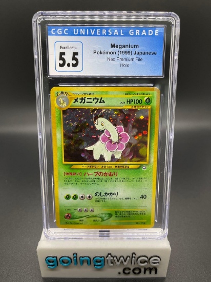 CGC Graded 1999 Neo Premium File #154 MAGANIUM Trading Card