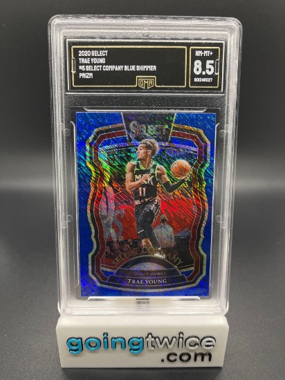 GMA Graded 2020 Select #5 Blue Prizm TRAE YOUNG Trading Card