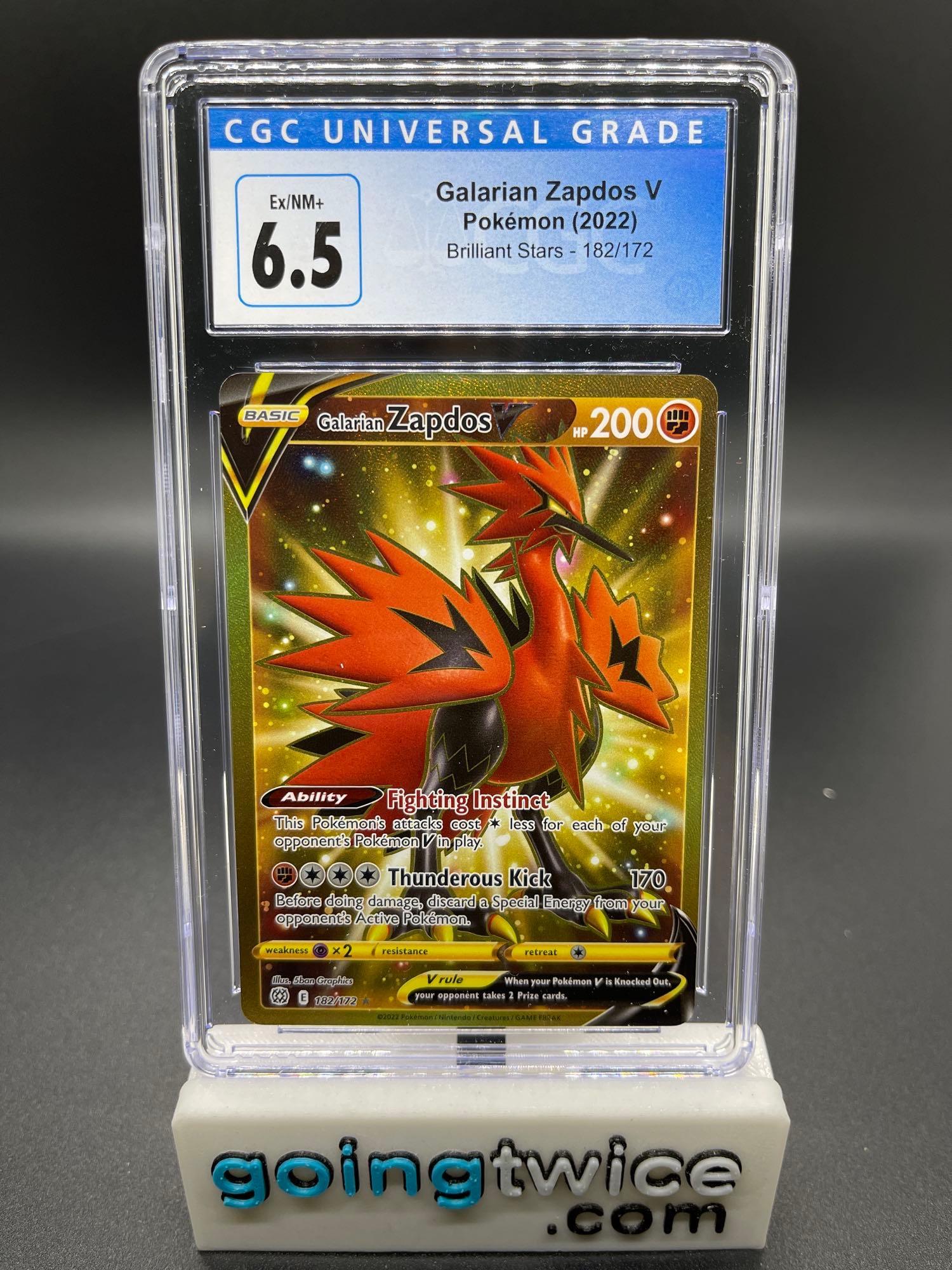 brilliant stars graded cards PSA 9 - MINT] CHARIZARD V #154