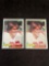 2 Card Lot of 1981 Topps DWIGHT CLARK 49ers ROOKIE Vintage Football Cards