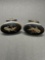 Sterling Siam 1.25 inch/ 1 inch Cufflinks From Large Estate