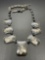 Sterling Siam 15.5 inch Necklace From Large Estate