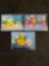 Lot of 3 Vintage Japenese Pokemon Holofoil Vending Stickers from Crazy Collection