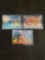 Lot of 3 Vintage Japenese Pokemon Holofoil Vending Stickers from Crazy Collection