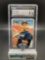 CSG Graded 1993 Fleer Excel League Leaders #10 Derek Jeter ROOKIE Baseball Card