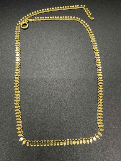 Sterling Necklace 17.5 inch From Large Estate