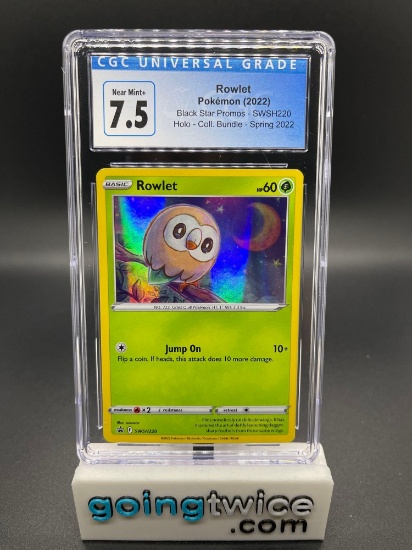 CGC Graded Pokemon Black Stars Promos Coll. Bundle Rowlet