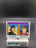 1974-75 Topps #3 PHIL ESPOSITO & BOBBY CLARKE Vintage Hockey Card