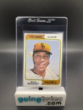 1974 Topps #250 WILLIE MCCOVEY Padres Giants Vintage Baseball Card