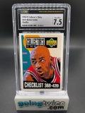CSG Graded 1994-95 Collector's Choice #420 Michael Jordan Checklist Basketball Card