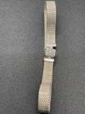 Pandora Sterling Mesh w/cz Pave Clasp Bracelet 7.75 inch