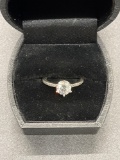 Pandora Sterling Crown Style Cz Ring Size 5.75