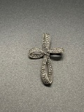 Sterling Marcasite 1.75