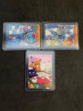 Lot of 3 Vintage Japenese Pokemon Holofoil Vending Stickers from Crazy Collection